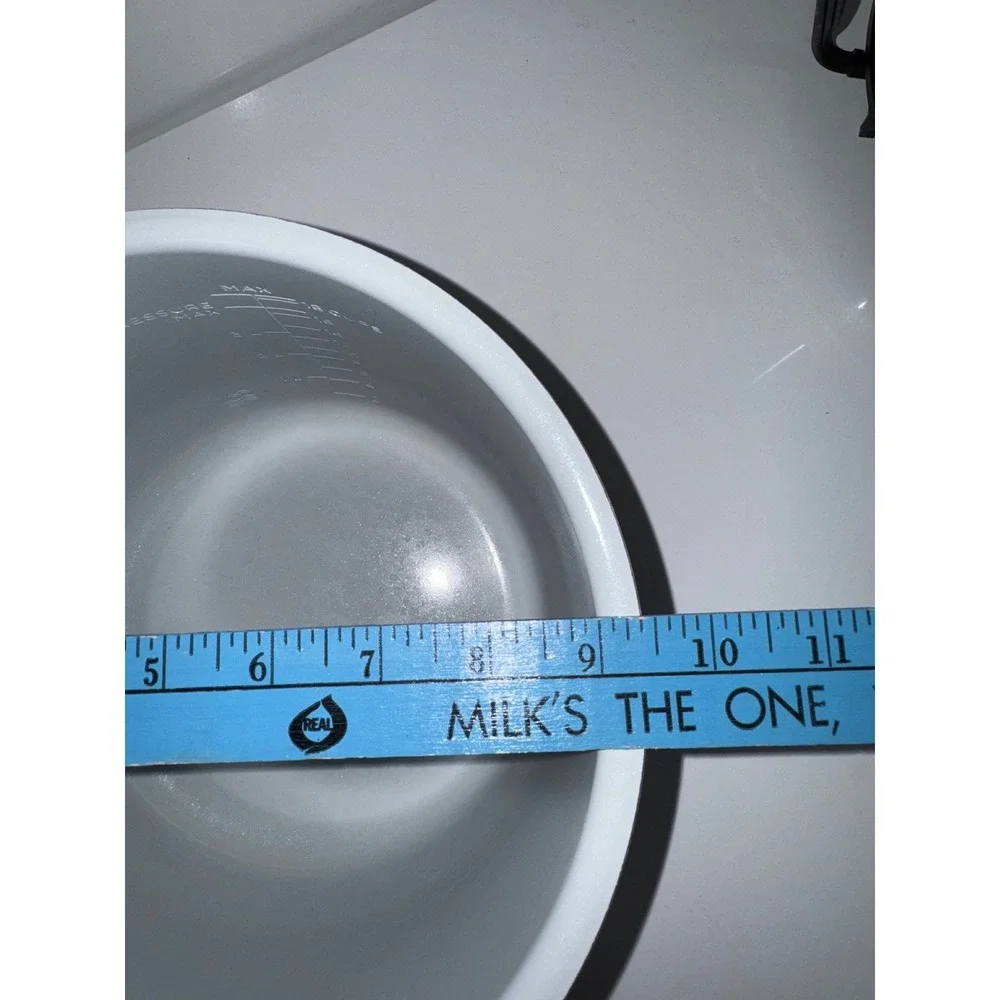 Ninja Foodi 6 Quart Ceramic Inner Pot and Reversible Steam Rack Replacement Set